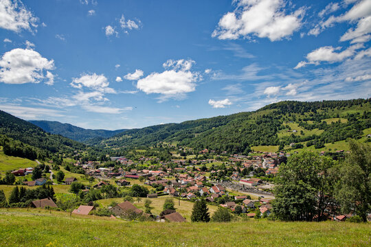 le village de Bussang dans les Vosges