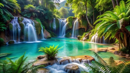 Siena's Verdant Haven: A Lush Oasis on Ialien  Generative AI
