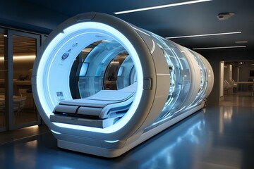 CT (Computed tomography) scanner in hospital laboratory