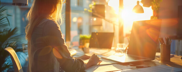 Sunlit Team Brainstorming Session