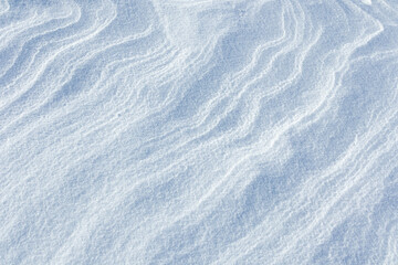 texture of cold winter snow