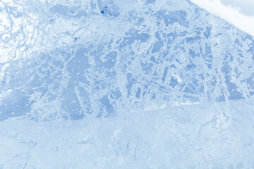 blue ice texture background