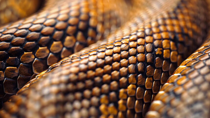detail of snake skin