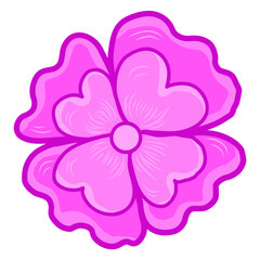  Purple Flower Vector Art