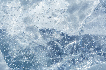 blue ice texture background
