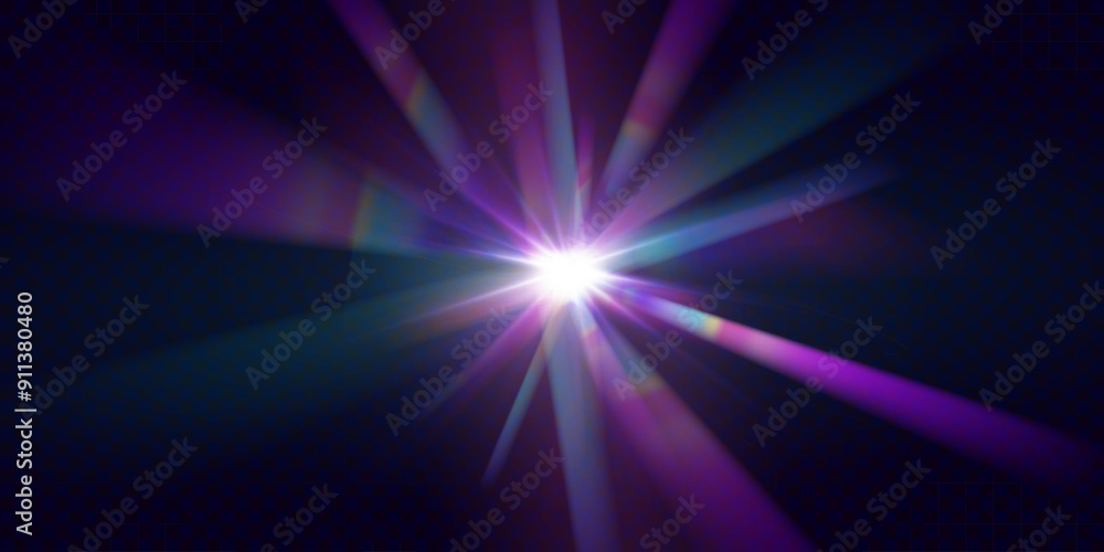 Poster transparent light refraction pattern for adding effects to backgrounds and objects. holographic fall