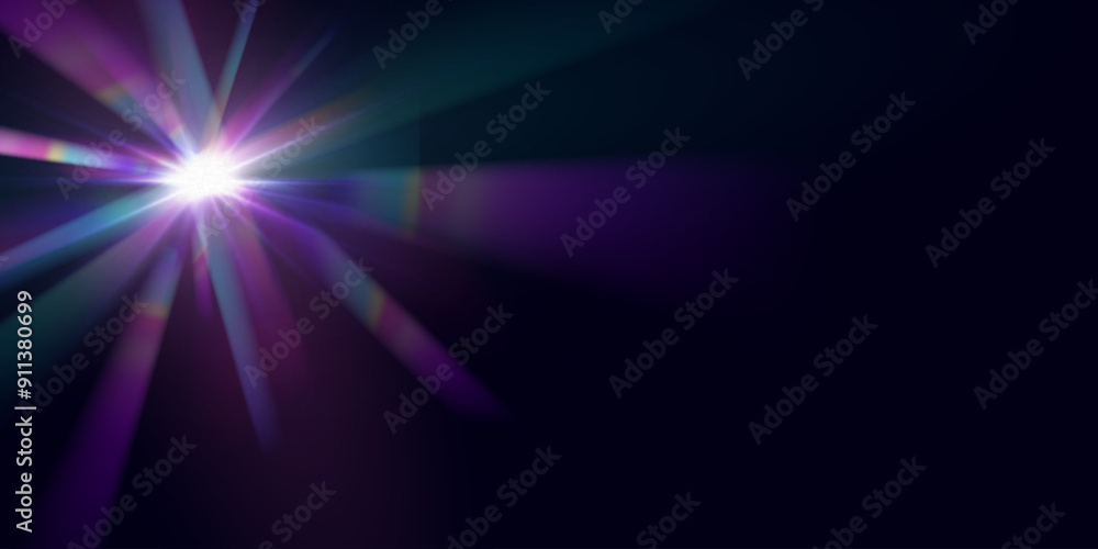 Poster transparent light refraction pattern for adding effects to backgrounds and objects. holographic fall
