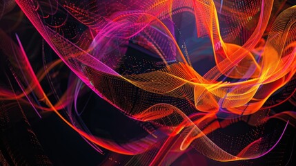 Abstract Digital Art with Vibrant Colors