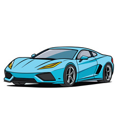 Fototapeta premium Sport and speedy car vector