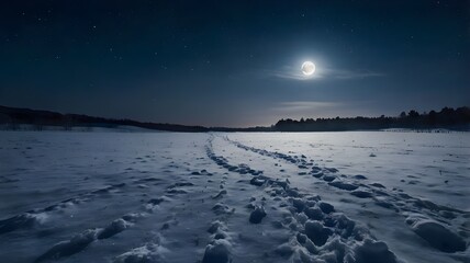 winter landscape with snow covered trees