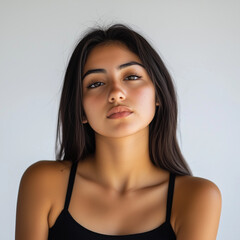 Naklejka premium Lady with depression