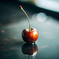 cherry, fruit, food, red, sweet, isolated, cherries, ripe, berry, fresh, healthy, stem, dessert, diet, delicious, vegetarian, summer, closeup, tasty, juicy, raw, macro