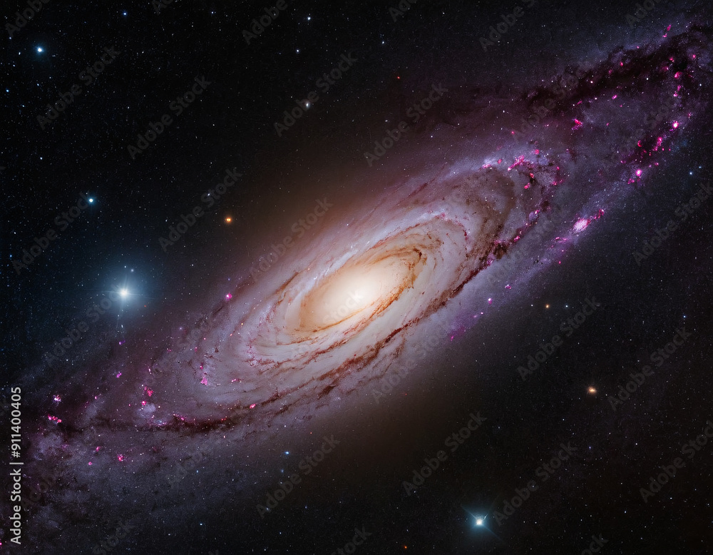 Wall mural deep space and the universe