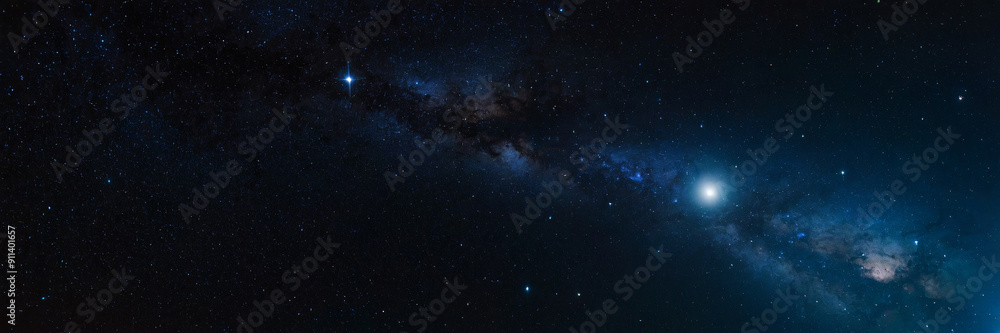 Wall mural deep space and the universe