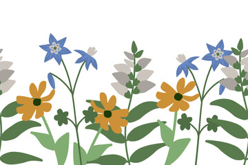 Floral vector background