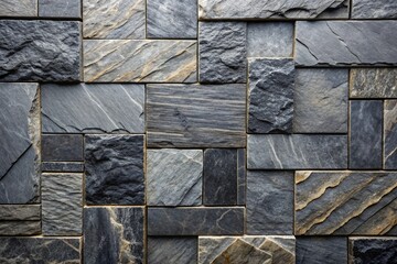 Dark grey black slate texture.