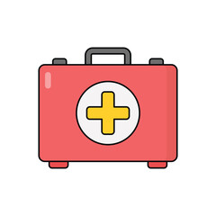 First aid kit vector icon