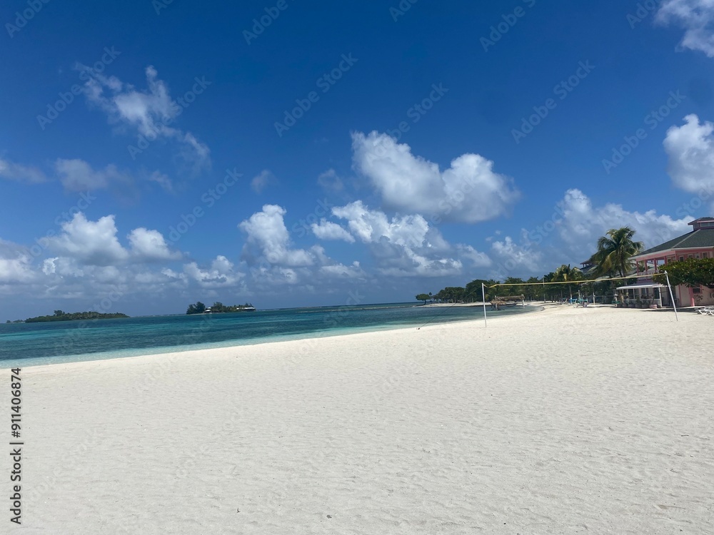 Wall mural beach