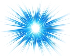 Obraz premium Abstract Sunburst surface of light blue radial zoom in light blue colour tones on white background. 