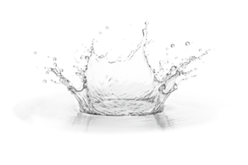 PNG Water drop refreshment simplicity.