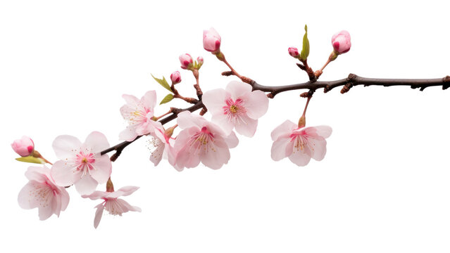 PNG Blossom branch flower cherry.