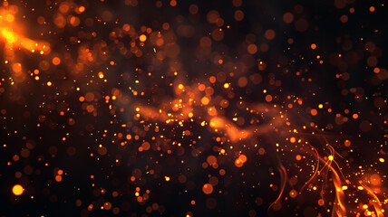 black gold bokeh dark depth defocus haze golden lights luxury party background