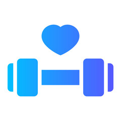 gym gradient icon
