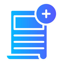 Obraz premium newspaper gradient icon