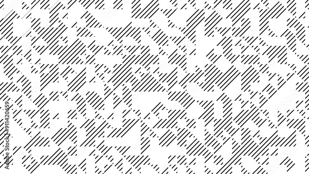 Aufkleber abstract diagonal stripes for jersey and background. black isolated on white background pattern. ful
