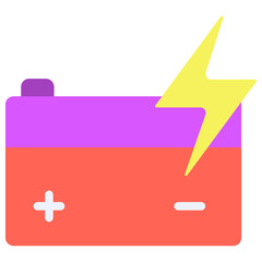 battery flat icon