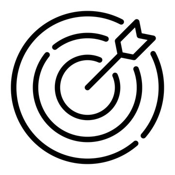 recommend clip art: target line icon