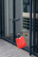 Innovations. Modern technologies for contactless and fast delivering with drones