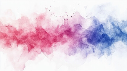 Obraz premium Abstract watercolor background with layered hues Water color on white background