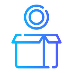 charity gradient icon