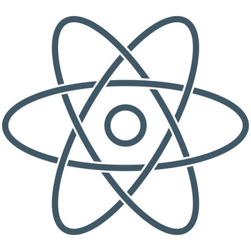 Atom science symbol, molecule sign, the research of scientists in nucleus education