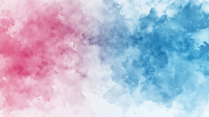 Fototapeta premium Gradient watercolor texture with warm tones Water color on white background