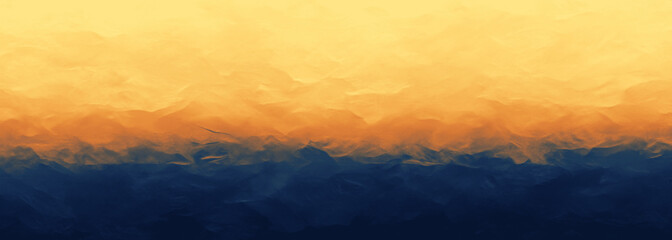 Fototapeta premium gradient of Soft Yellow, Pastel Orange, Midnight Blue 