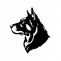 Fototapeta premium simple dog logo