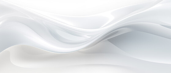 Abstract soft shiny white gray wavy line background graphic design. Elegant white gray modern architecture art. Blurred backdrop effect back
