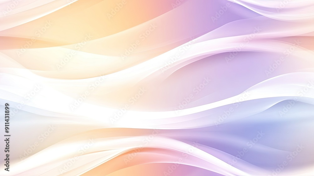 Poster Vibrant orange and blue smoke entwine, creating fluid patterns that captivate the viewer in a mesmerizing display of colors SEAMLESS PATTERN