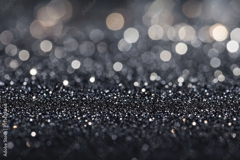 Poster in-depth look at shimmering gray glitter texture layer