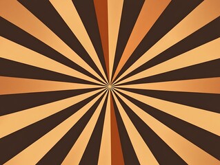 Obraz premium Abstract Sunburst brown, bronze background with sunburst rays vector presentation template design, vintage poster, circus poster, background design template for your business project.