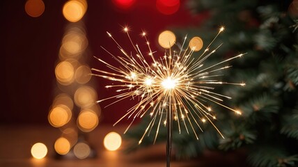 Obraz premium Christmas Sparkling bright background
