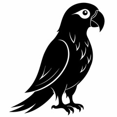 Parrot Black silhouette