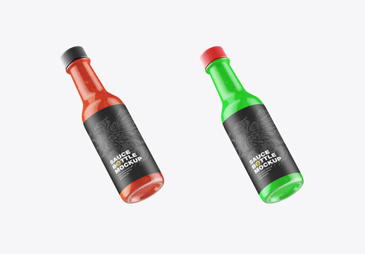 Sauce Bottle Mockup