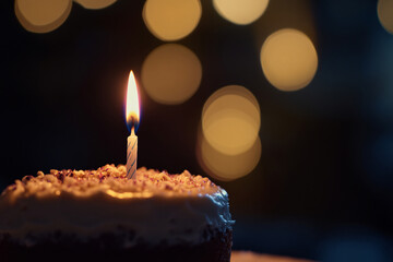 birthday party balloons, colourful balloons background and birthday cake with candles	