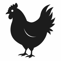 Hen Black silhouette