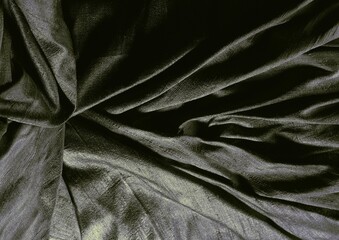 Fototapeta premium Black and white monochrome cloth pattern background