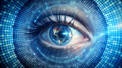 The Algorithm's Gaze: A Digital Eye Examines a Faceless World  Generative AI