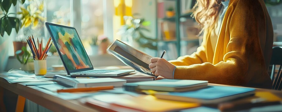 Collaborative Creative Workspace With Digital and Traditional Tools